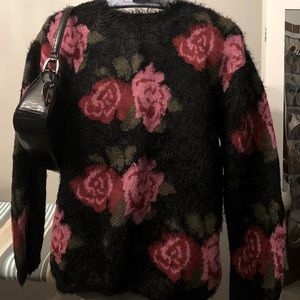 Cotton Emporium floral sweater.